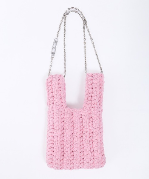 WC（ダブル シー）の「モコモコ2WAYショルダーバッグ（ショルダーバッグ・レディース・ブラック/グリーン/ピンク/レッド・FREE）」の16枚目の写真