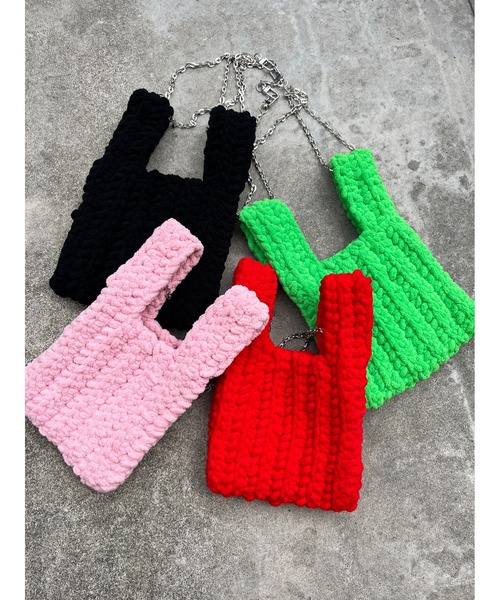 WC（ダブル シー）の「モコモコ2WAYショルダーバッグ（ショルダーバッグ・レディース・ブラック/グリーン/ピンク/レッド・FREE）」の5枚目の写真