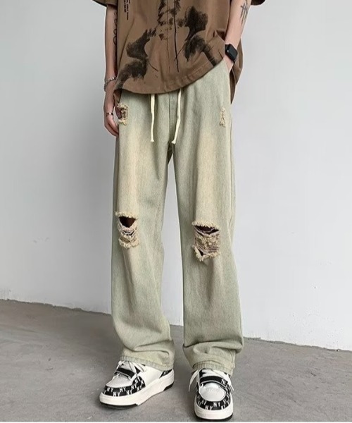 Burner（バーナー）の「【OKUOKU 0909】デニム / ダメージ加工 oku