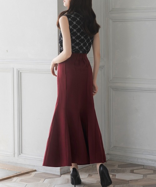 Julia Boutique(ジュリアブティック)の「ボリュームマーメイドスカート/23542(スカート・レディース・ブラック/プラム/ボルドー・ONE)」の14枚目の写真