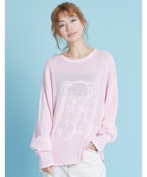 【Little sunny bite】Bear knit top
