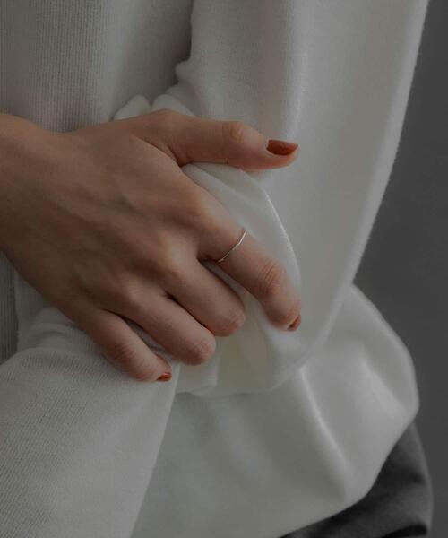 SMELLY(スメリー)の「SMELLY so’ slim basic ring(リング・レディース・シルバー・3/11/7)」の12枚目の写真
