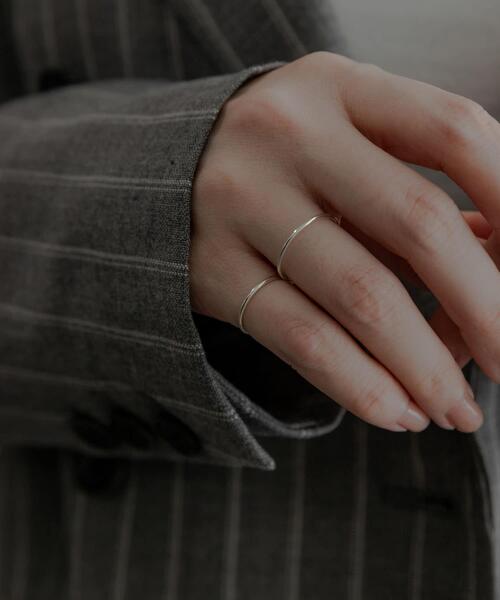 SMELLY(スメリー)の「SMELLY so’ slim basic ring(リング・レディース・シルバー・3/11/7)」の11枚目の写真