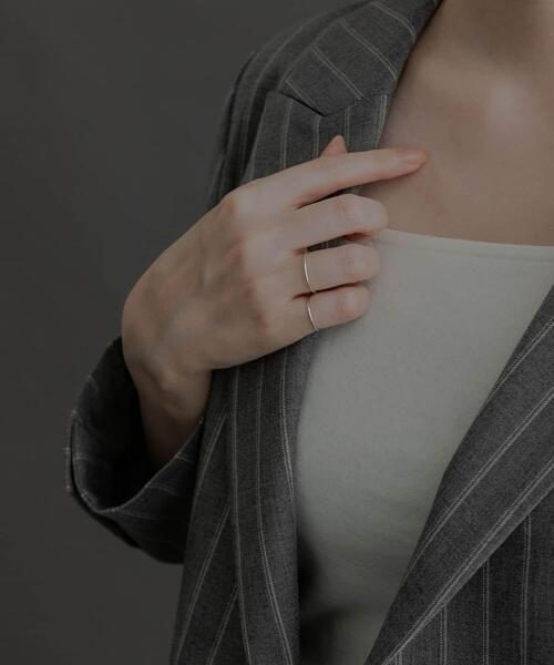 SMELLY(スメリー)の「SMELLY so’ slim basic ring(リング・レディース・シルバー・3/11/7)」の10枚目の写真