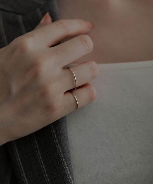 SMELLY(スメリー)の「SMELLY so’ slim basic ring(リング・レディース・シルバー・3/11/7)」の7枚目の写真
