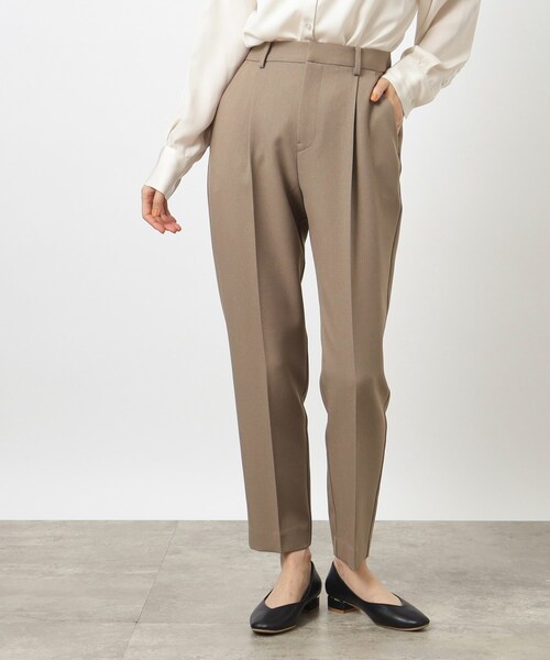 grove（グローブ）の「◆ウール調テーパードパンツ（その他パンツ・レディース・ブラック系1/グレー系その他/ブラウン系その他・03/02/01/05/04）」の3枚目の写真