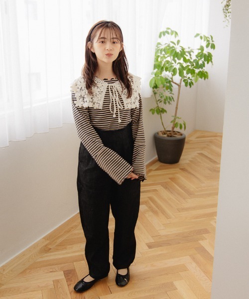 flower（フラワー）の「ブルーミングレースカラー（付け襟・レディース・ホワイト・FREE）」の3枚目の写真