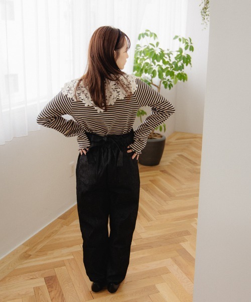 flower（フラワー）の「ブルーミングレースカラー（付け襟・レディース・ホワイト・FREE）」の5枚目の写真