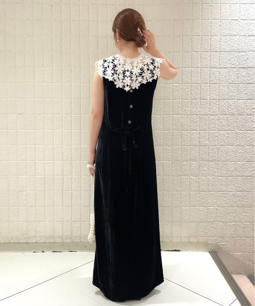 flower（フラワー）の「ブルーミングレースカラー（付け襟・レディース・ホワイト・FREE）」の19枚目の写真