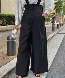 ISOOK（アイスー）の「Suspenders wide pants / サスペンダーワイド