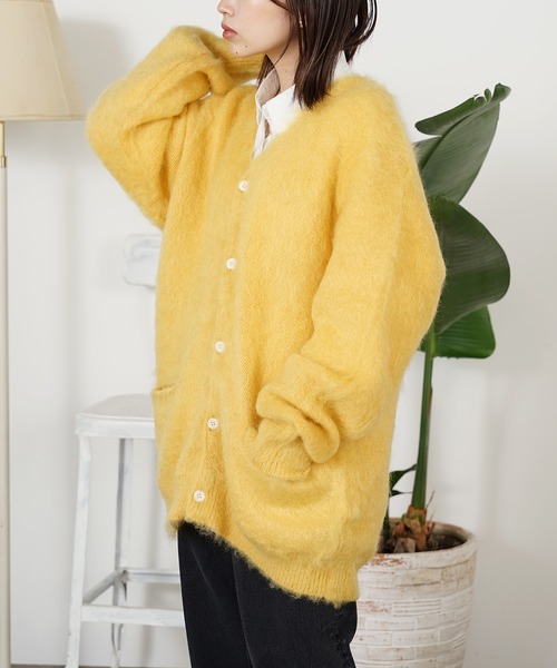 SEVEN BY SEVEN(セブンバイセブン)の「SEVEN BY SEVEN/セブン バイ セブン KNIT CARDIGAN モヘヤ カーディガン(カーディガン/ボレロ・メンズ・ブルー/イエロー・L/M)」の21枚目の写真