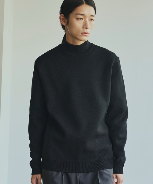バウンドウールミラノリブハイネック / モックネックニット（ニット