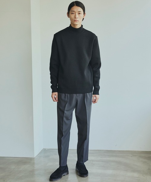 セール】バウンドウールミラノリブハイネック / モックネックニット