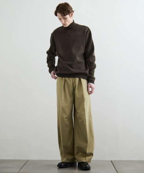 バウンドウールミラノリブハイネック / モックネックニット（ニット