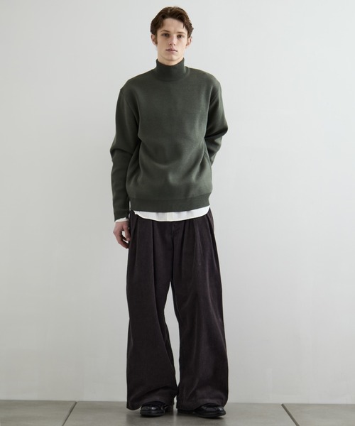 バウンドウールミラノリブハイネック / モックネックニット（ニット