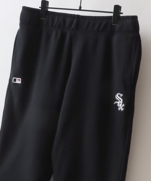 MLB(メジャーリーグベースボール)の「MLB/メジャーリーグベースボール ワンポイントロゴ刺繍 裏起毛 スウェットパンツ(その他パンツ・メンズ・ダークグリーン/ネイビー/オフホワイト/ブラック・LL/L/M)」の3枚目の写真