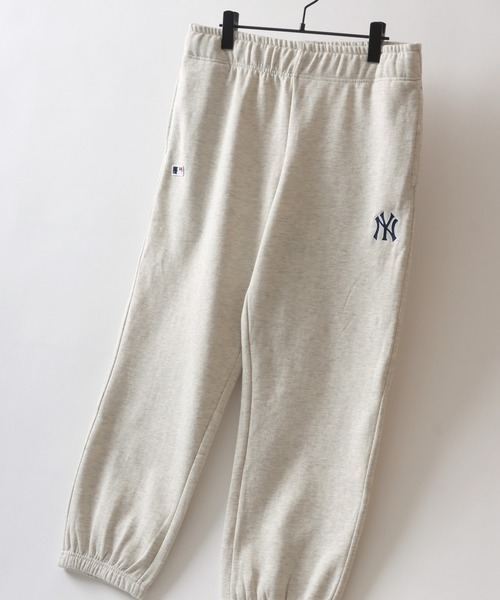 MLB(メジャーリーグベースボール)の「MLB/メジャーリーグベースボール ワンポイントロゴ刺繍 裏起毛 スウェットパンツ(その他パンツ・メンズ・ダークグリーン/ネイビー/オフホワイト/ブラック・LL/L/M)」の6枚目の写真