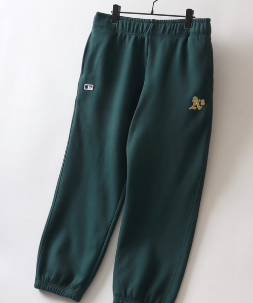 MLB(メジャーリーグベースボール)の「MLB/メジャーリーグベースボール ワンポイントロゴ刺繍 裏起毛 スウェットパンツ(その他パンツ・メンズ・ダークグリーン/ネイビー/オフホワイト/ブラック・LL/L/M)」の8枚目の写真