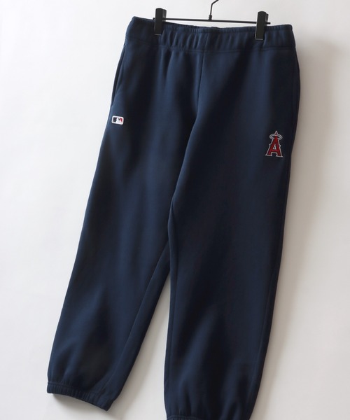 MLB(メジャーリーグベースボール)の「MLB/メジャーリーグベースボール ワンポイントロゴ刺繍 裏起毛 スウェットパンツ(その他パンツ・メンズ・ダークグリーン/ネイビー/オフホワイト/ブラック・LL/L/M)」の9枚目の写真