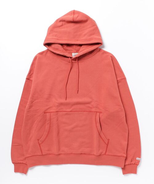 Goodwear(グッドウェア)の「Goodwear BIG フードパーカー(パーカー・メンズ・オレンジ/グレー/ダークグリーン/ブラック/ホワイト・M/L/XL)」の5枚目の写真