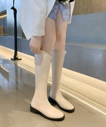 バックジップ ロングブーツ
