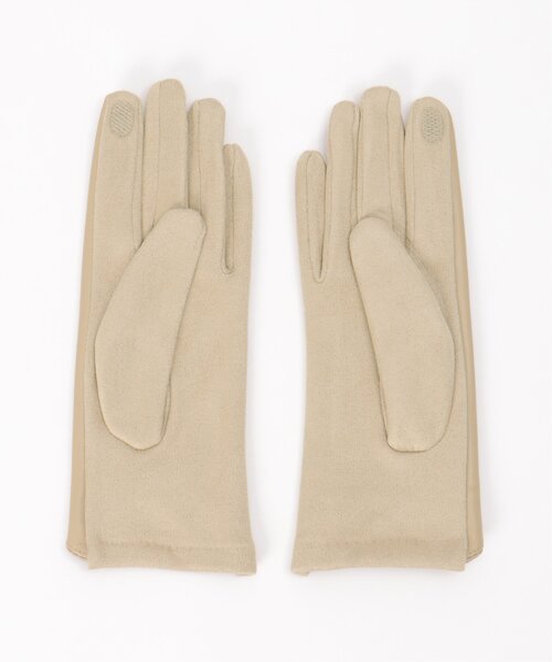 ikka(イッカ)の「エコレザーライン入りグローブ(手袋・レディース・ブラック/オフホワイト/モカ・FREE)」の18枚目の写真