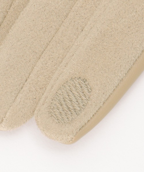 ikka(イッカ)の「エコレザーライン入りグローブ(手袋・レディース・ブラック/オフホワイト/モカ・FREE)」の10枚目の写真