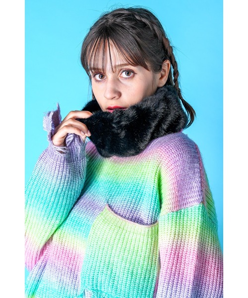 an meets zakka（アンミツザッカ）の「an meets zakka シャーリングファーネックウォーマー（ネックウォーマー/スヌード・レディース・C/A/B・ONE SIZE）」の15枚目の写真