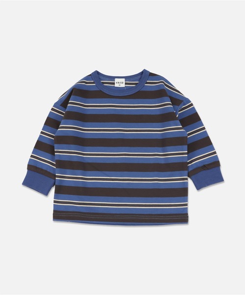 chil2（チルツー）の「先染めボーダー 長袖Tシャツ（Tシャツ/カットソー・キッズ・イエロー/ホワイト/ブルー/レッド/グリーン/ブラック・150cm/110cm/130cm/90cm/140cm/120cm/100cm）」の10枚目の写真