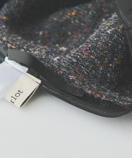 MERLOT(メルロー)の「ウール混ネップベレー帽(ハンチング/ベレー帽・レディース・ナチュラル/ネイビー・FREE)」の7枚目の写真