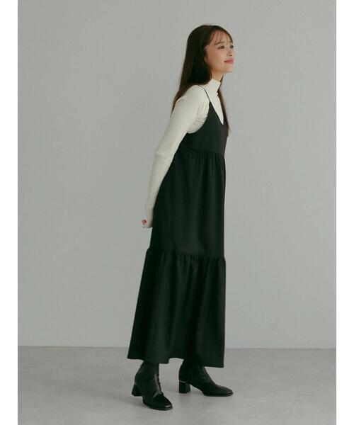 AJUGA.（アジュガ）の「■AJUGA.×GP キャミワンピース（ワンピース・レディース・ブラック/ブルー・FREE）」の5枚目の写真