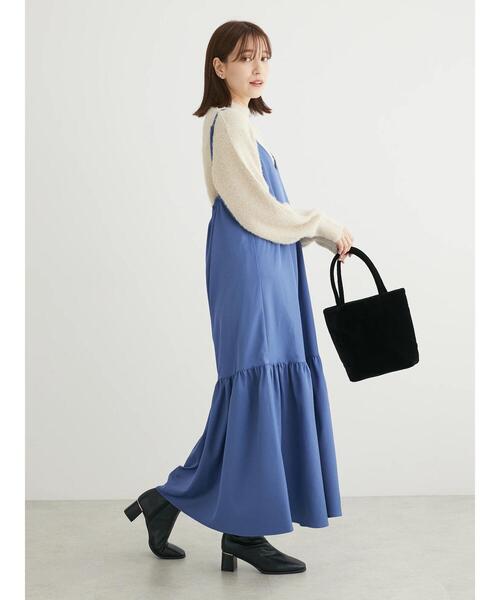 AJUGA.（アジュガ）の「■AJUGA.×GP キャミワンピース（ワンピース・レディース・ブラック/ブルー・FREE）」の10枚目の写真