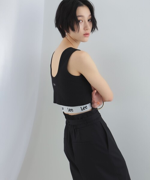 Ray BEAMS（レイビームス）の「【WEB限定】Lee / RIB LOGO N/S TEE（タンクトップ・レディース・ブラック/ホワイト・ONE SIZE）」の20枚目の写真