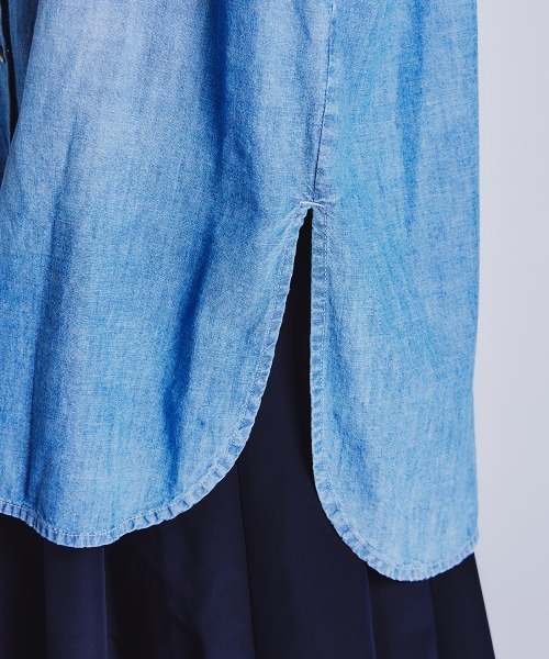 ダブルスタンダードクロージング 黒 半袖ポロシャツ デニム襟付き ダブルスタンダードクロージング 黒 半袖ポロシャツ デニム襟付き 襟