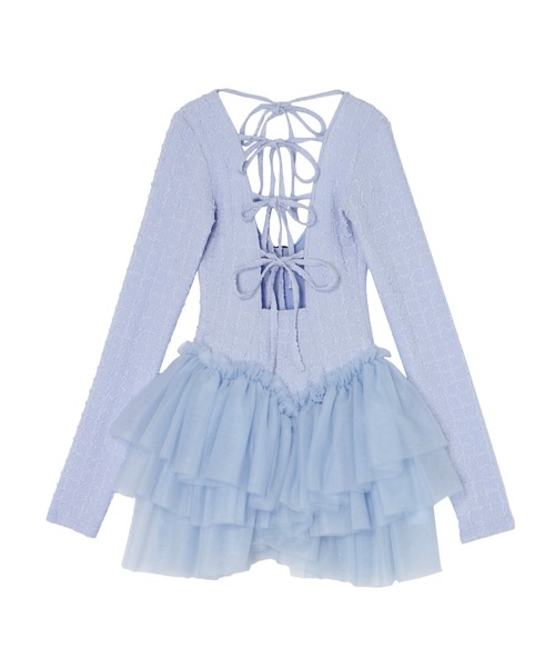 PAMEO POSE(パメオポーズ)の「Little Ballerina Dress(ワンピース・レディース・ブラック/スカイブルー/ホワイト・FREE)」の21枚目の写真