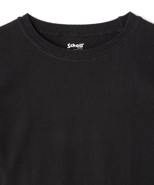 schott（ショット）の「直営限定/HALF SLEEVE PACK T-SHIRT/ハーフスリーブパック Tシャツ（Tシャツ/カットソー・メンズ・ブラック/ホワイト系2・XL/L/M）」の14枚目の写真