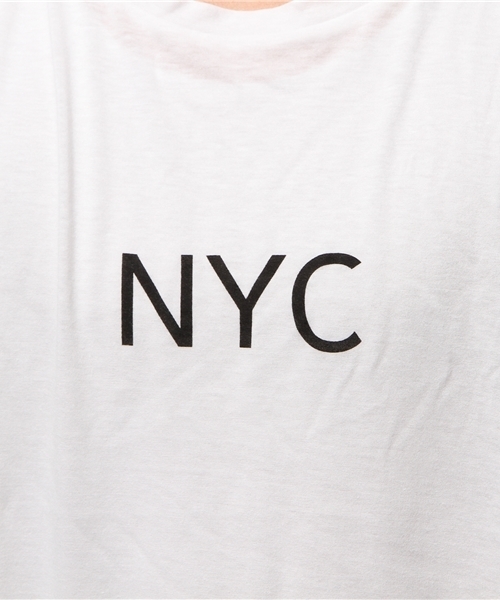 WHO'S WHO gallery（フーズフーギャラリー）の「【GIGGER】ドルマンTEE NYC（Tシャツ/カットソー・メンズ・オフホワイト/ブラック/グレー/レッド・FREE/MEDIUM/LARGE）」の5枚目の写真