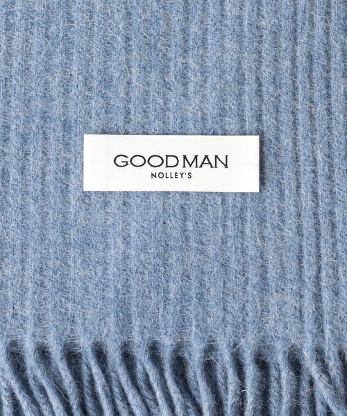 NOLLEY'S goodman(ノーリーズグッドマン)の「強縮リブウールマフラー30(マフラー・メンズ・サックスブルー/グレー/ブラウン/チャコールグレー・FREE)」の6枚目の写真