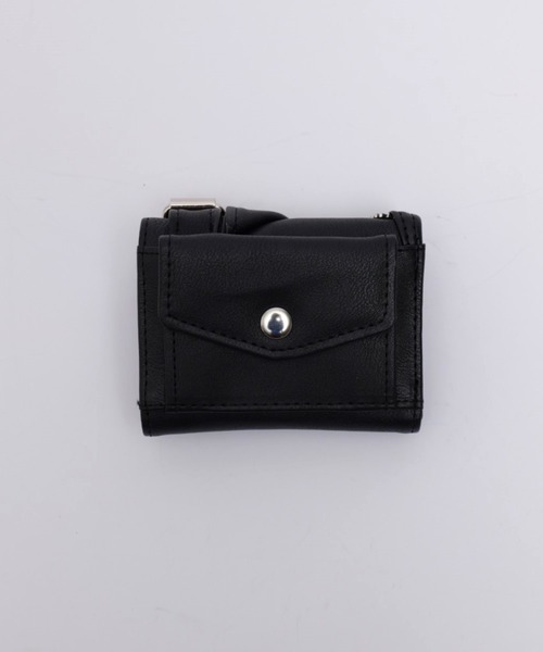 DEVICE（デバイス）の「ライダースジャケット デザイン ミニ財布 ミニウォレット（財布・メンズ・ブラック・FREE）」の5枚目の写真