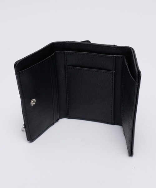 DEVICE（デバイス）の「ライダースジャケット デザイン ミニ財布 ミニウォレット（財布・メンズ・ブラック・FREE）」の9枚目の写真