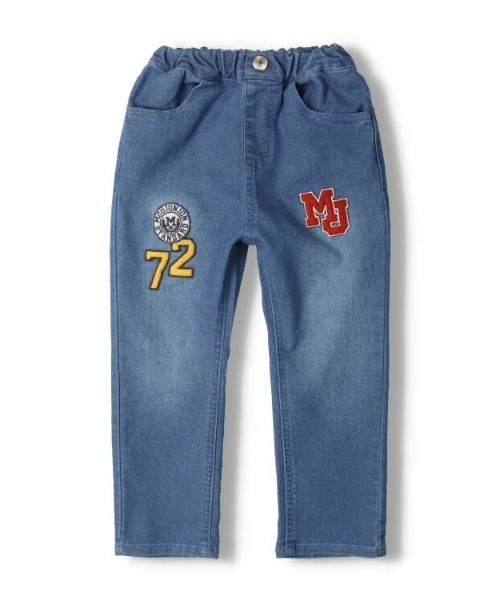 【極美品/50】モンクレール　デニムパンツ　ワッペン付き　22-23モデル 最高級モンクレールスーパーコピー モンクレールデニムパンツ
