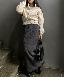 【DIDOT.】サムジョンファー Iラインスカート