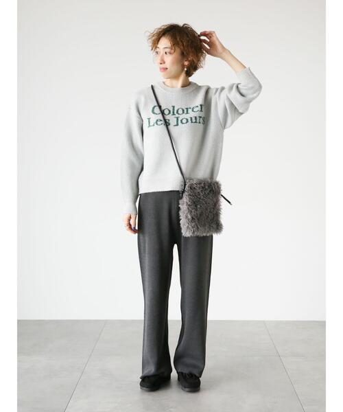 Lugnoncure(ルノンキュール)の「無地柄アソートニットパンツ(その他パンツ・レディース・ベージュ/グレー/ブラック・F)」の11枚目の写真