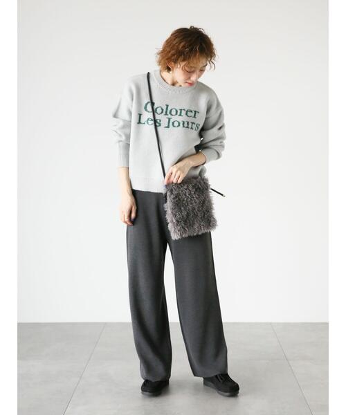 Lugnoncure(ルノンキュール)の「無地柄アソートニットパンツ(その他パンツ・レディース・ベージュ/グレー/ブラック・F)」の12枚目の写真