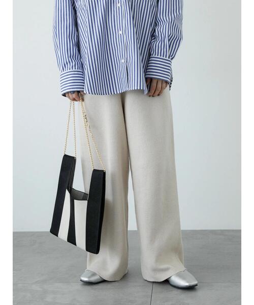 Lugnoncure(ルノンキュール)の「無地柄アソートニットパンツ(その他パンツ・レディース・ベージュ/グレー/ブラック・F)」の20枚目の写真