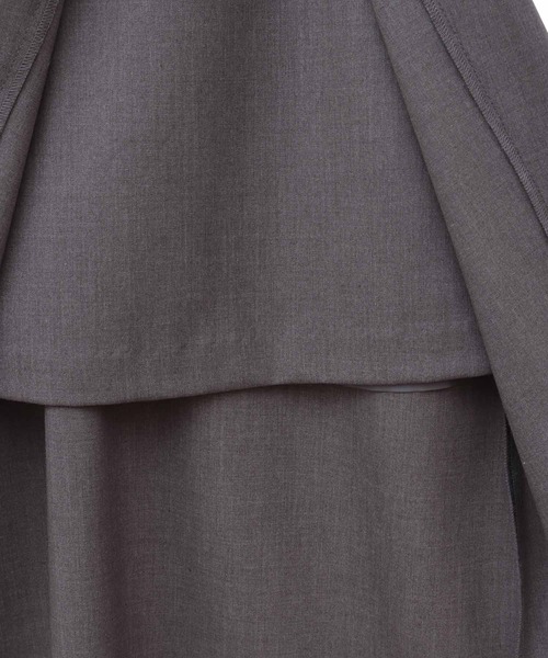 31 Sons de mode（トランテアン　ソン　ドゥ　モード）の「レイヤードペンシルジャンスカ（ジャンパースカート・レディース・ブラック/グレー・38/36）」の13枚目の写真