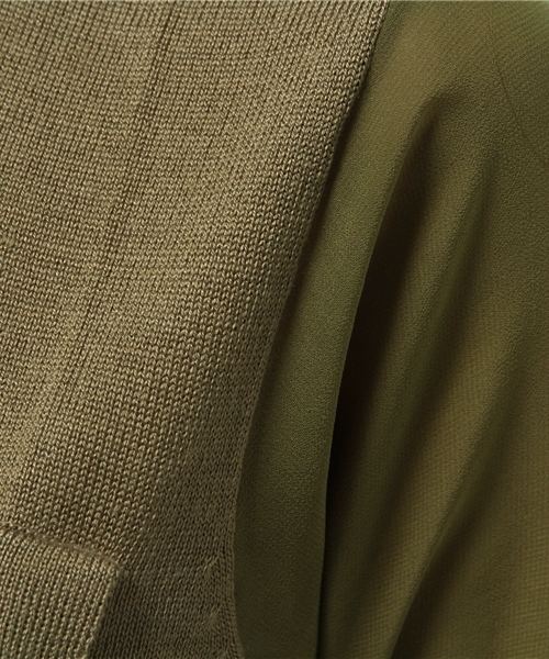 WEGO（ウィゴー）の「WEGO/ARMYポケットニット（ニット/セーター・レディース・カーキ/ホワイト・FREE）」の3枚目の写真