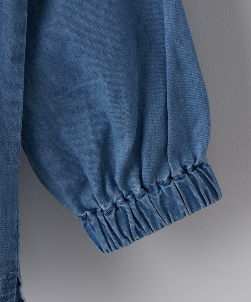 CIAOPANIC TYPY（チャオパニックティピー）の「【WEB限定】【KIDS】フリルカラーブラウス（シャツ/ブラウス・キッズ・サックスブルー/ネイビー・SMALL/MEDIUM/LARGE/X-LARGE/XX-LARGE）」の3枚目の写真