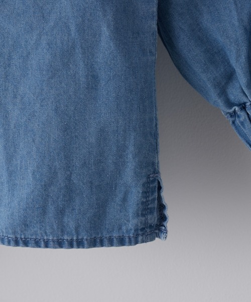 CIAOPANIC TYPY（チャオパニックティピー）の「【WEB限定】【KIDS】フリルカラーブラウス（シャツ/ブラウス・キッズ・サックスブルー/ネイビー・SMALL/MEDIUM/LARGE/X-LARGE/XX-LARGE）」の10枚目の写真