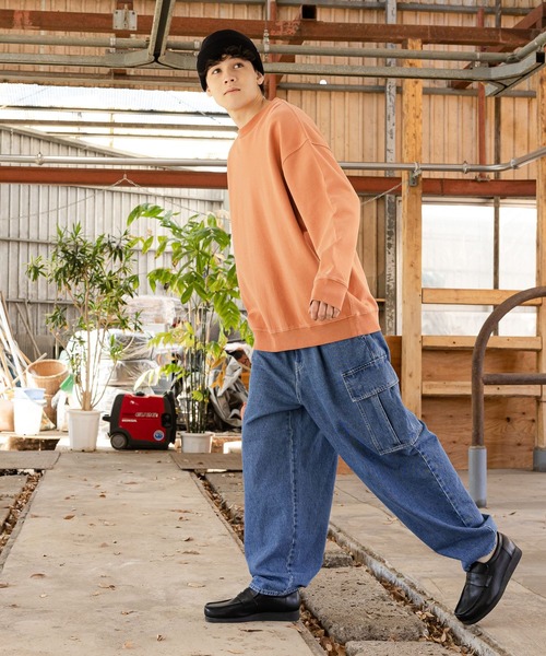 niko and…デニム MODE NORM CORE] デニムパッチワークパンツ niko and